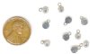 10 5mm Crystal Rhinestone Flat Back Pendants